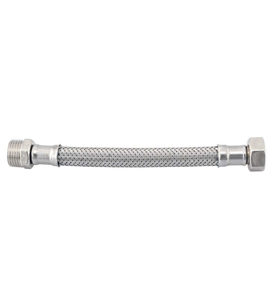 ATTACCO FLESSIBILE FLEX NORMALE - 1/2M-1/2F DA 20CM.